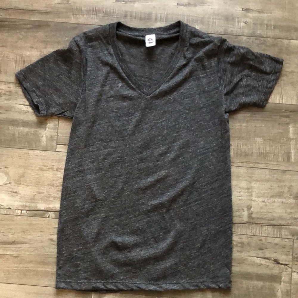 Charcoal V-Neck T-Shirt